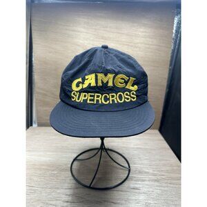 Vintage Rare Camel Supercross Dirtbike team Nylon cigarette promo snapback